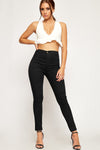 Black High Waisted Skinny Jeans