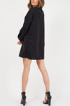 Black Oversized Sweater Dress
