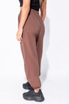 Brown Drawstring Detail Oversized Joggers