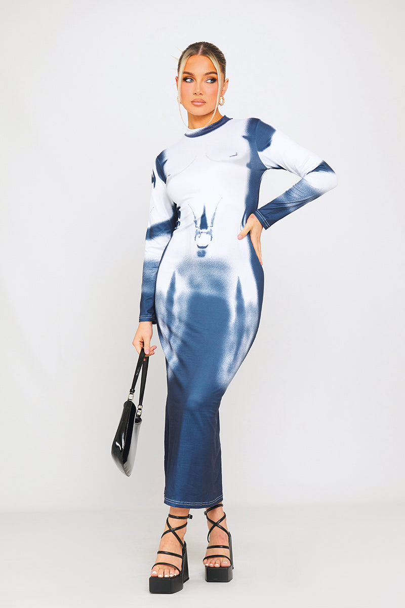 body print dress designer 3d Body Print Dress
